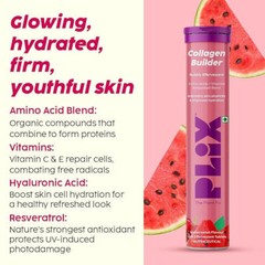 PLIX – THE PLANT FIX Collagen Builder Bubbly Effervescent – 15 Tablets (Pack 4)