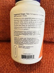 NOW Foods L-Citrulline 750 mg 180 Veg Caps exp 7/25