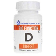 Systemic Formulas, Inc Bio Function #17 D Digest, 60 Caps, New