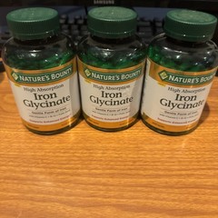 Nature’s Bounty Iron Glycinate 300 Count EXP 2/2028 Gentle Iron 3 Bottles