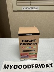 Height Growth Gummies | Vitamin Gummies with Calcium, Magnesium Glycinate 9/2027