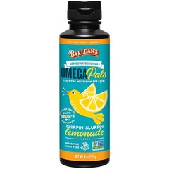 Barlean’s Omega Pals Chirpin’ Slurpin’ Lemonade Flavored 8 Ounce (Pack of 1)