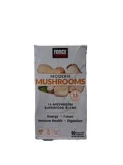 Force Factor Modern Mushrooms, 90 Vegetable Capsules- Exp: 1/2029, Superfood