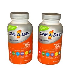 2 Bottles brand new One A Day Women’s 50+ Multivitamin 100 Ct Tablets each.