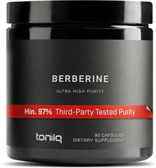 Toniiq Ultra High Strength Berberine HCl 500mg from The Himalayas 90Caps Wild