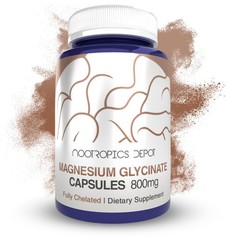 Nootropics Depot Magnesium Glycinate Capsules | Magnesium Supplement | 1600mg…
