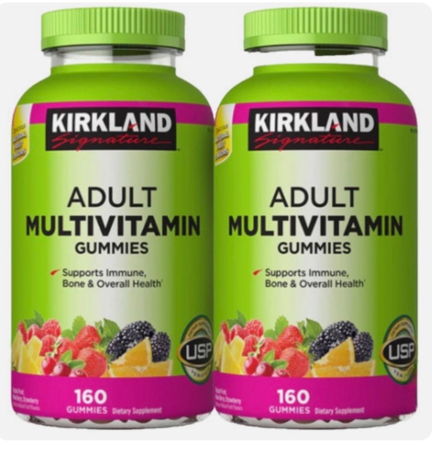 2 x Kirkland Signature Adult Multivitamin Gummies 320Count. 10/26 exp 02/27