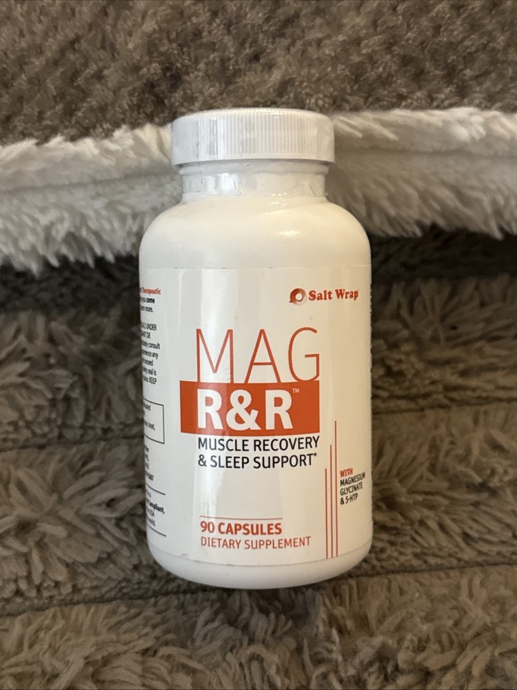 SaltWrap Mag R&R – Nighttime Muscle Cramps Support Natural Sleep 90 Ct 02/27