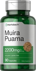 Muira Puama Extract 2200 mg | 90 Capsules | Non GMO Gluten Free | by Horbaach