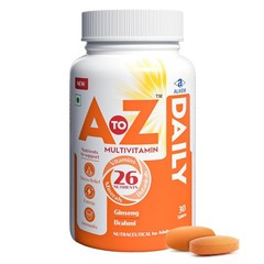 A to Z Daily Multivitamin & Multimineral Tablets with 26 Essential 30 Veg Table