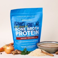 Bone Broth Protein Powder Savory original Flavor Grass Fed Collagen Drink Mix