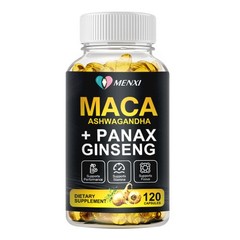 Organic maca root black red yellow 120 capsules maca extreme extract For Men