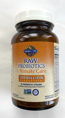 Garden of Life Raw Probiotics Ultimate Care 100 Billion 30 Veg Caps 5/2027 seald