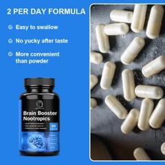 Brain Health & Memory Booster, Focus Function, Clarity Nootropic Supplement