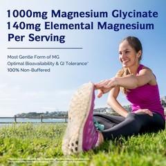 Innate Vitality Magnesium Glycinate 1000mg Per Serving | 140mg Elemental Magn…