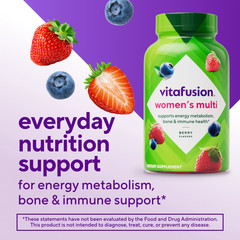 vitafusion Adult Gummy Vitamins for Women with 10% More Vitamins A, C, & E 120ct