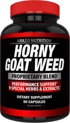 Arazo Nutrition Premium Horny Goat Weed Extract with Maca Root