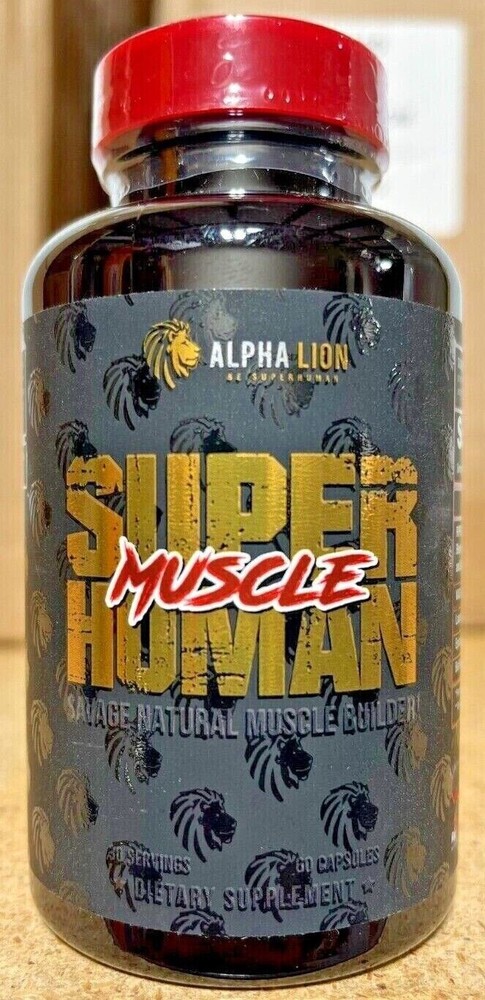 Alpha Lion Super Human Muscle Savage Natural Muscle Builder 60 Capsules New