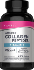 NeoCell Collagen Peptides Pills | 360 Caplets | with Vitamin C | Supplement for