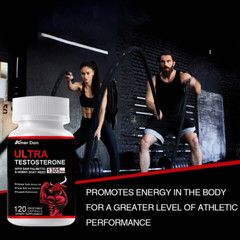 ULTRA Testosteron Booster Supplement for Men, Energy & Endurance, Muscle Gain