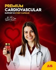 AJS CardiOne Pro Comprehensive Cardiovascular Support Supplement L-Citrulline,