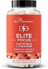 Powerful Caffeine L-Theanine Capsules for Smooth Focus and Energy – 120 Softcaps