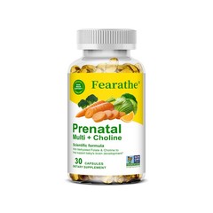 Prenatal Multi + Choline With Metylated Folate Help Baby’S Brain Development