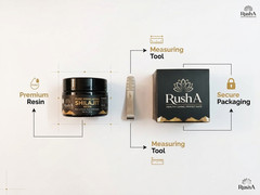 Rusha Pure Himalayan Shilajit Resin 30g | Rich in Fulvic Acid & Minerals