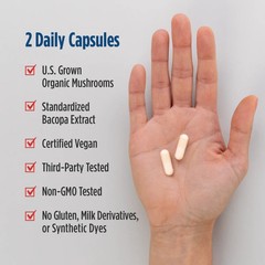 Nordic Naturals Cognition Mushroom Complex, Capsules, Vegan – 60 count