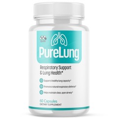 (1-3 Pack) PureLung Advanced Lung Support Supplement Pure Lung 60 Capsules