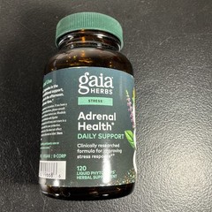 Gaia Herbs Adrenal Health 120 Ct Exp 11/2028