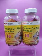 2 Pack CVS Health Children’s Immune C + Zinc Gummies 190Ct Each Exp 01/2027