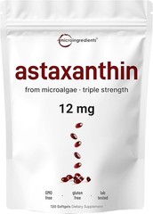 (1 PACK) Astaxanthin 120 Softgels 12mg – Supports Eye Health and Joint Health