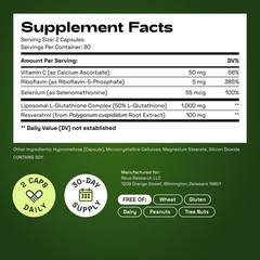 Cata-Kor Liposomal Glutathione – Ultra High Absorption with Resveratrol, Vita…