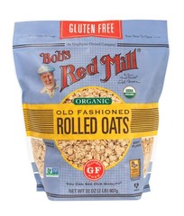 Bob’s Red Mill Gluten Free Organic Old Fashioned Rolled 32 Ounce (Pack of 4)
