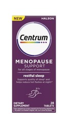 Centrum Restful Sleep Menopause Support Tablets, 28 Count, Exp:04/2027