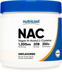 N-Acetyl L-Cysteine (NAC) Powder 250g | Vegan, Gluten-Free, Non-GMO Supplement