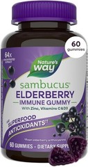 2-Bottle – Nature’s Way Sambucus Elderberry Gummies for Immune Support*, 60 ct