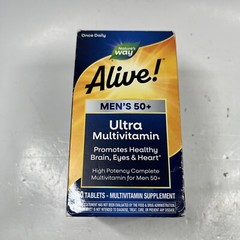 Nature’s Way Alive! Once Daily Men’s Multi-Vitamin Tablet – 60 Count 7/2026