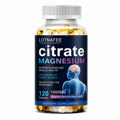 Magnesium Citrate 1000mg Capsules Super Strong Effective Capsules 120 Softgels