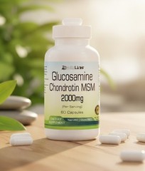 Glucosamine Chondroitin & MSM 2000mg Serving  Bones Joint Support Pills Capsule