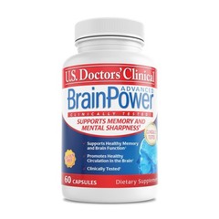 U.S. Doctors’ Clinical BrainPower Advanced Memory Supplement 60 Capsules