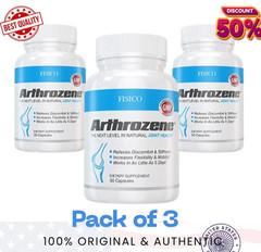 3 Packs Fisico Arthrozene Natural Joint Health Supplement New – EXP 09/2027