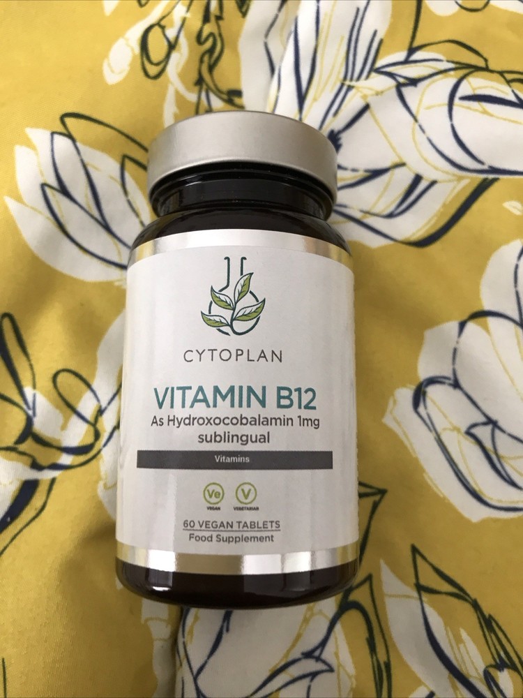 Vitamins B12 As Hydroxocobalamin 1mg Sublingual By Cytoplan 60 Tablets