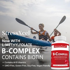 Vitamin B Complex Supplements Energy Metabolism Nervous System Health 30-120 CT