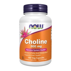 Now Supplements Choline 300Mg 100 Count Essential Nutrient For Health Support