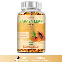 Papaya Leaf Extract Capsules – Supports Digestive System & Blood Platelets Level