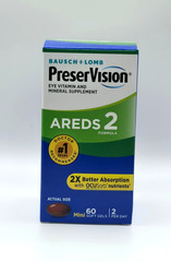 Bausch + Lomb Preservision Eye Vitamin and Mineral Supplement – 60 Capsules