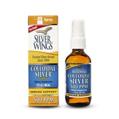 Natural Path Silver Wings Colloidal Silver – Extra Strength Liquid Immune Sup…