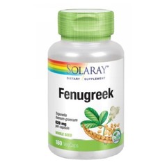 Fenugreek 620 mg 180 Caps By Solaray